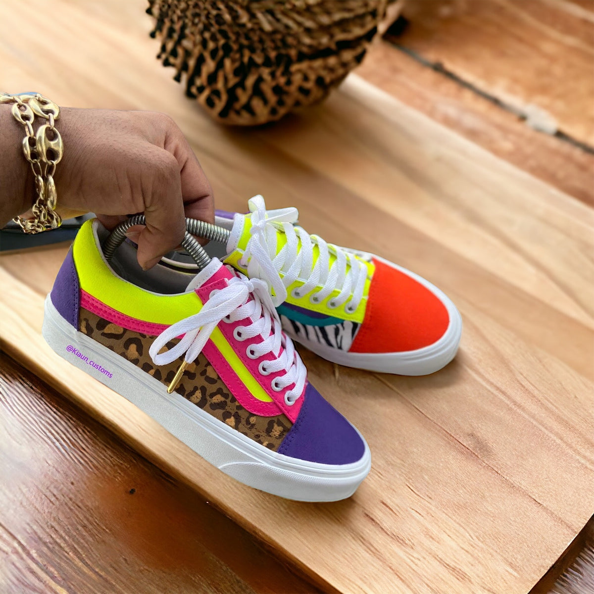 Wild Style: Vans Animal Print Customization - Kiauns Customs LLC