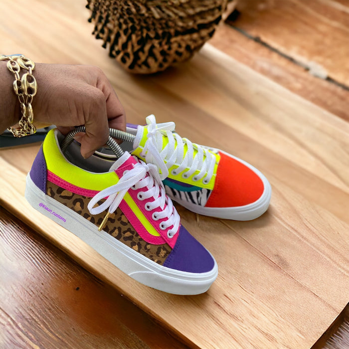 Wild Style: Vans Animal Print Customization - Kiauns Customs LLC
