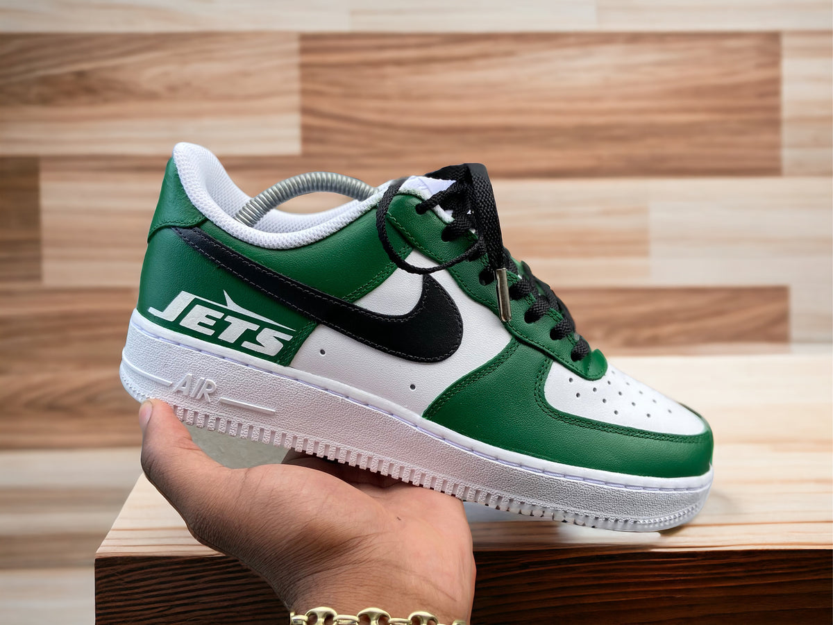 Custom New York Jets Themed Af1s - Kiauns Customs LLC