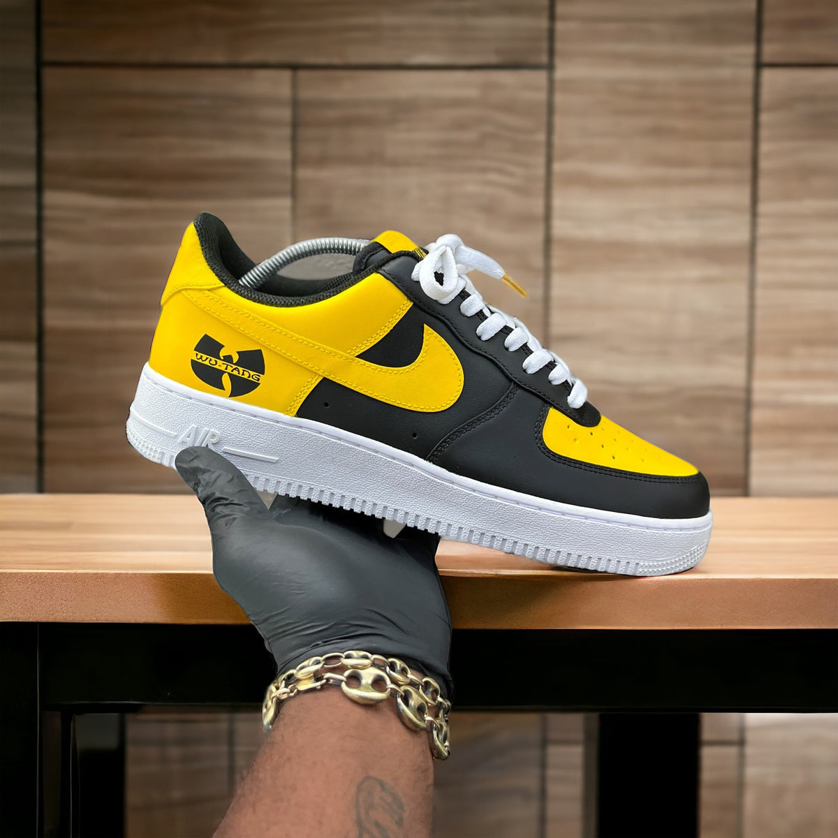Custom Wu-Tang Themed AF1s - Kiaun's Customs LLC