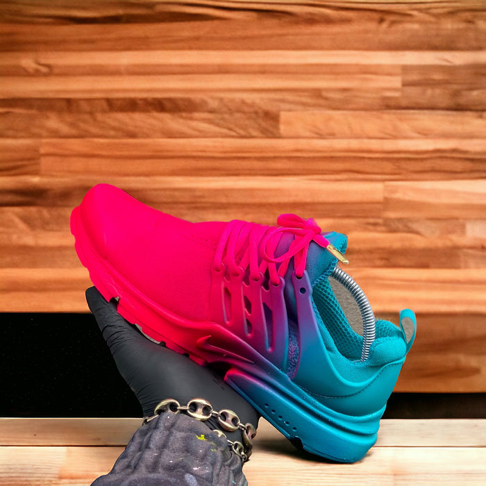 Custom Pink and Turquoise Nike Presto - Kiaun's Customs LLC