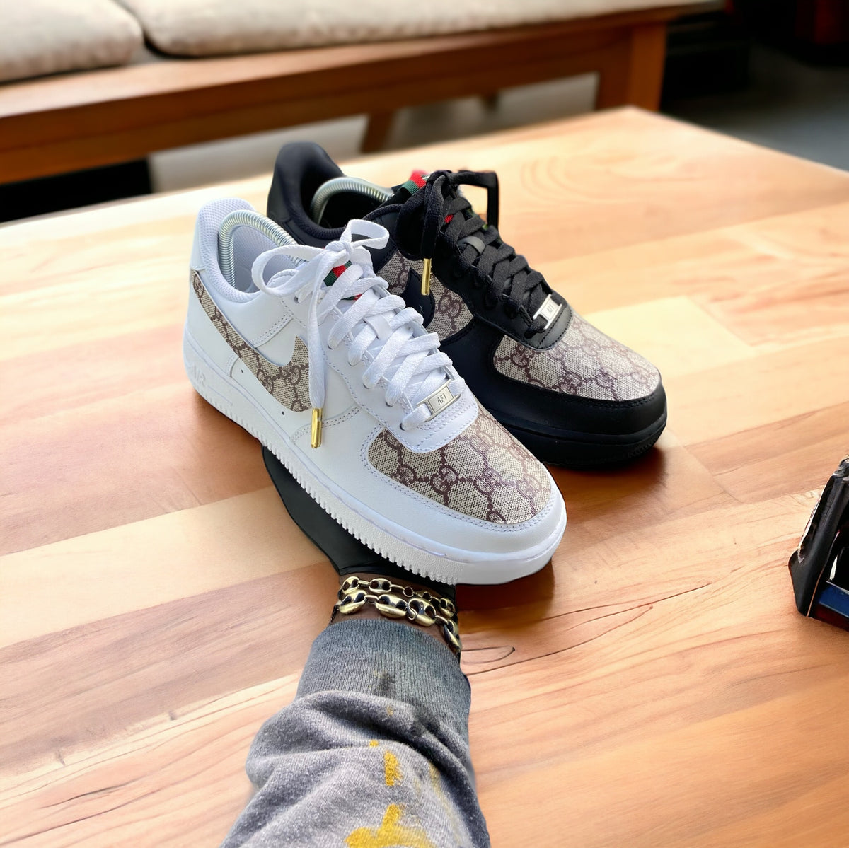 Custom Gucci Air Force 1 - Kiaun's Customs LLC