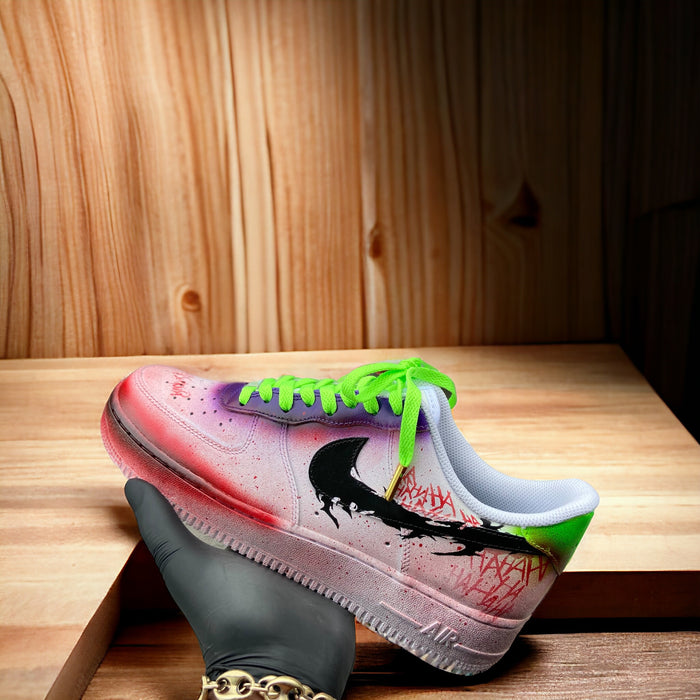 Custom Joker Themed AF1s - Kiaun's Customs LLC