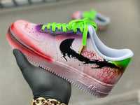 Custom Joker Themed AF1s - Kiaun's Customs LLC