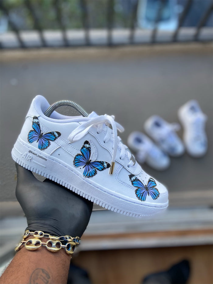 Custom Butterfly Air force 1s - Kiaun's Customs