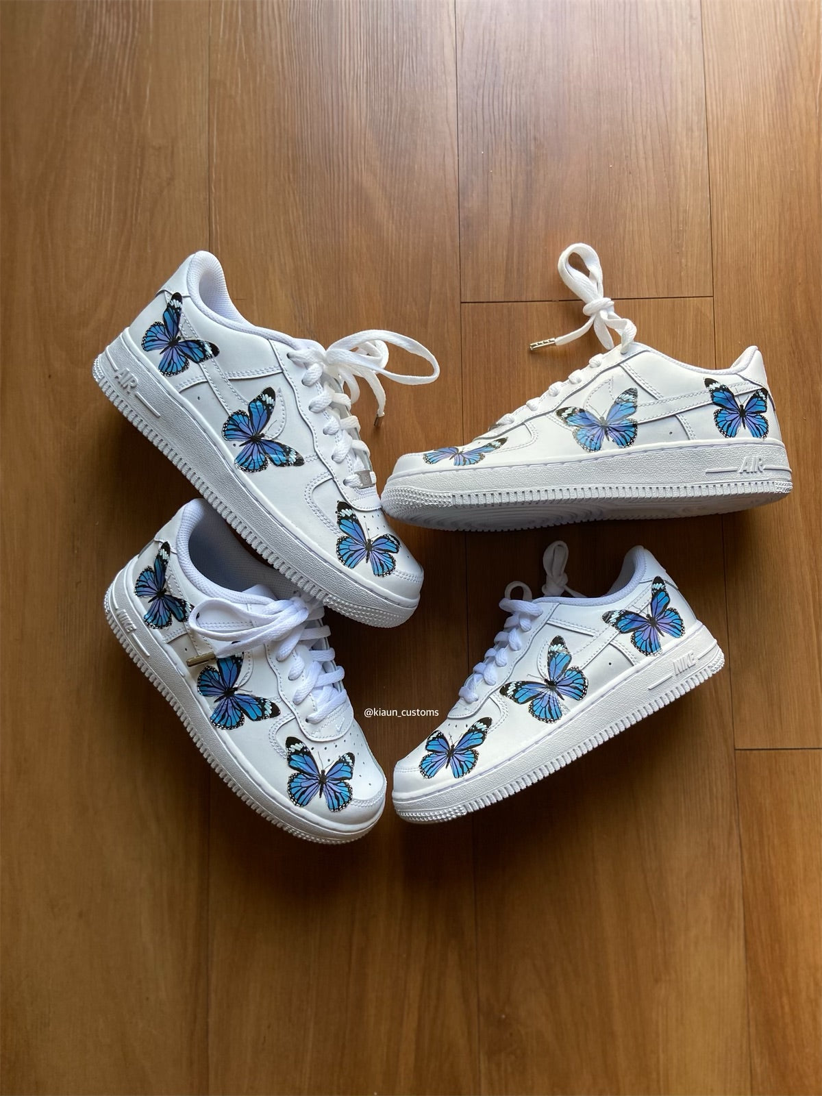 Custom Butterfly Air force 1s - Kiaun's Customs