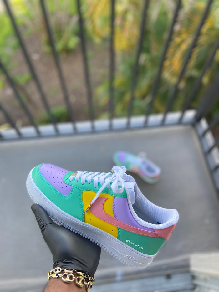 Custom Easter Themed AF1s - Kiaun's Customs