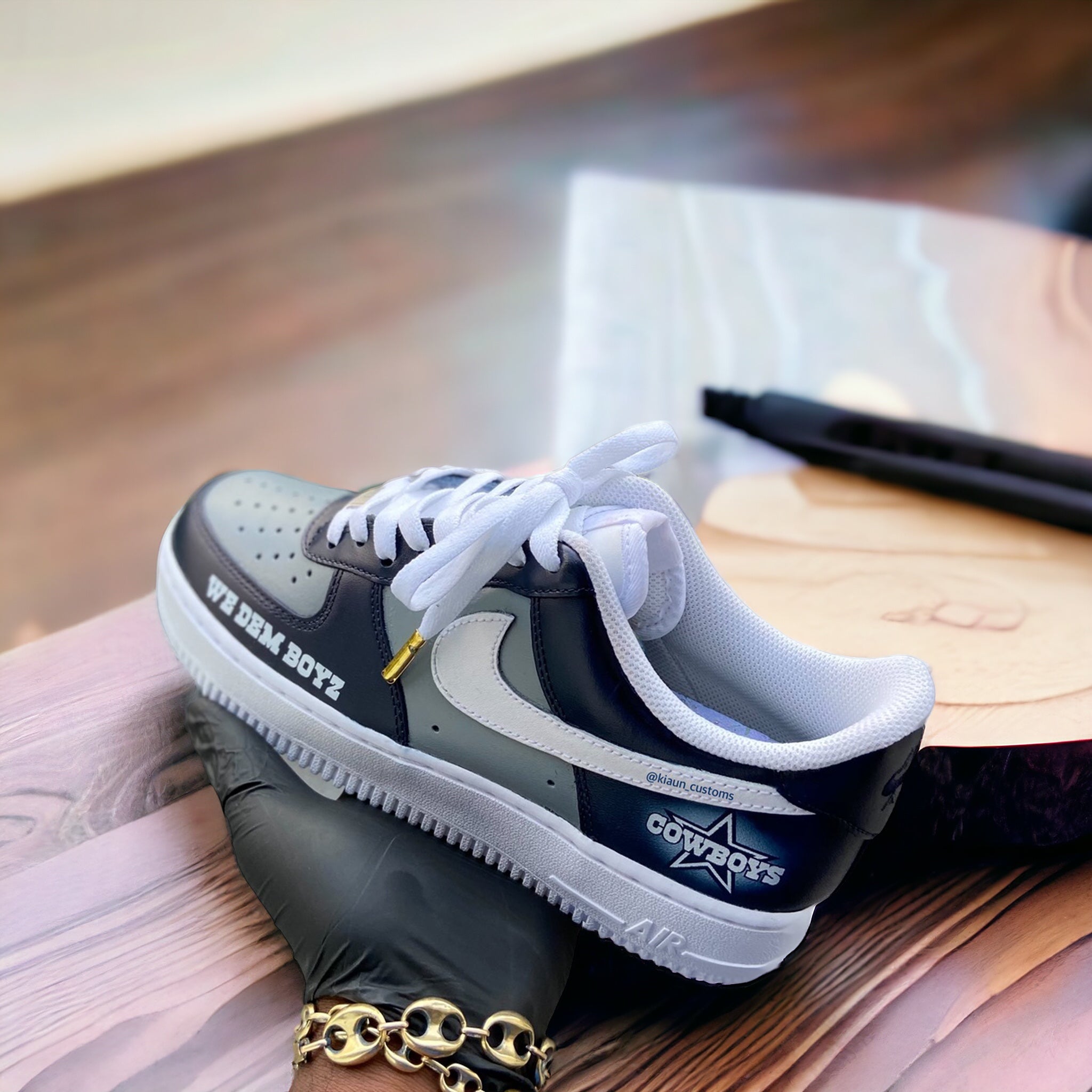 custom dallas cowboys nike shoes