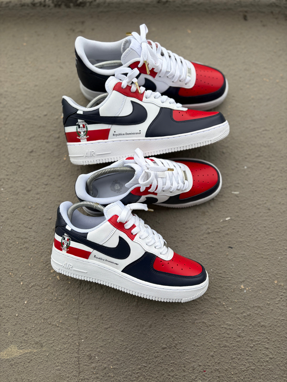 Custom Dominican Republic Themed Air Force 1s
