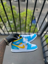 Custom St. Lucia Themed Air Jordan 1s