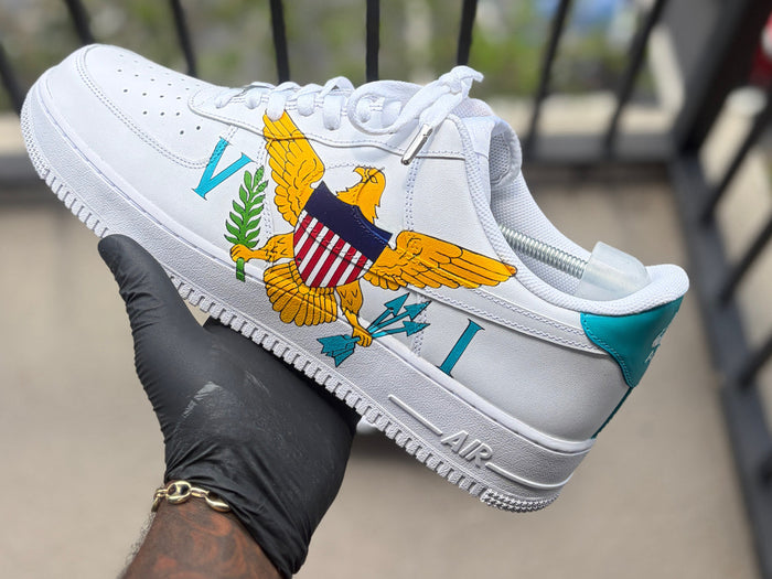 Custom VI Themed Air Force 1s