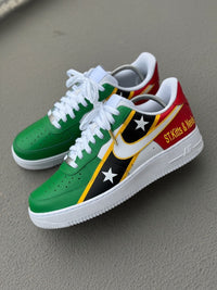 Custom St.Kitts & Nevis Themed Air Force 1s