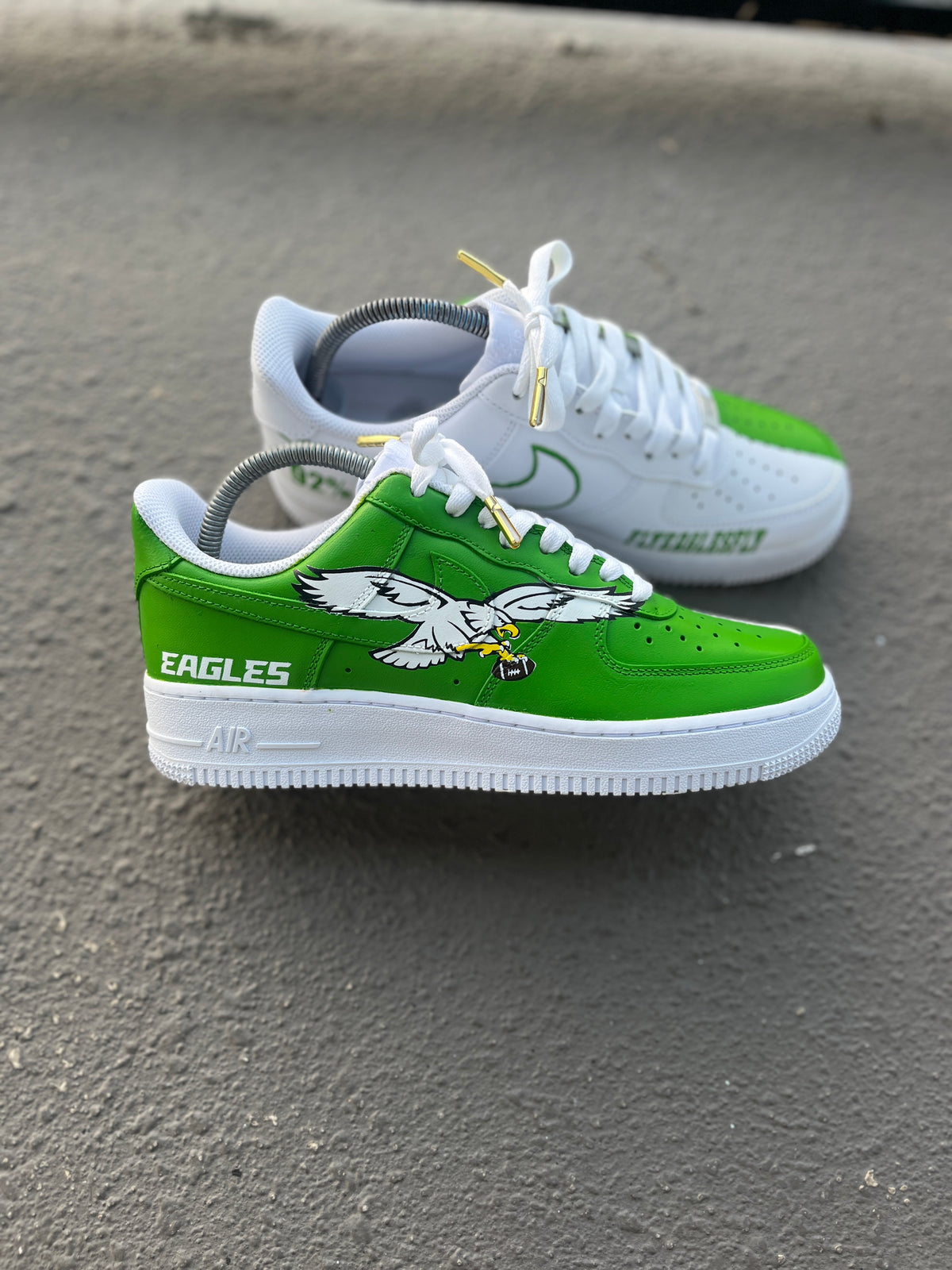 Custom Old Skool Philadelphia  Eagles Air Force 1s