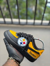 Custom Pittsburgh Steelers Nike Air Force 1s