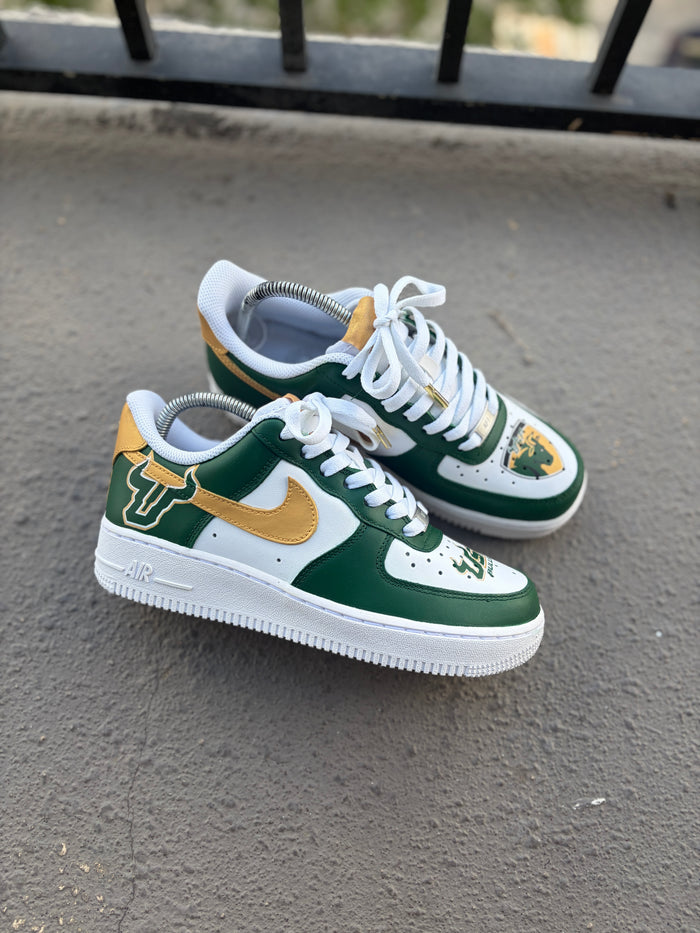 Custom USF Bulls Nike Air Force 1 Low