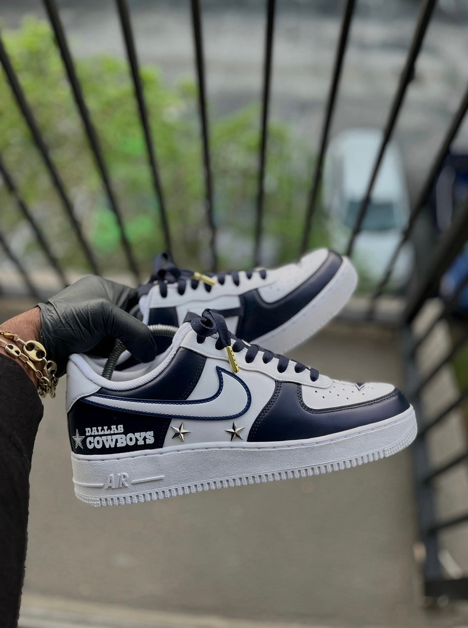 Custom Dallas Cowboys Nike Air Force 1 Lows