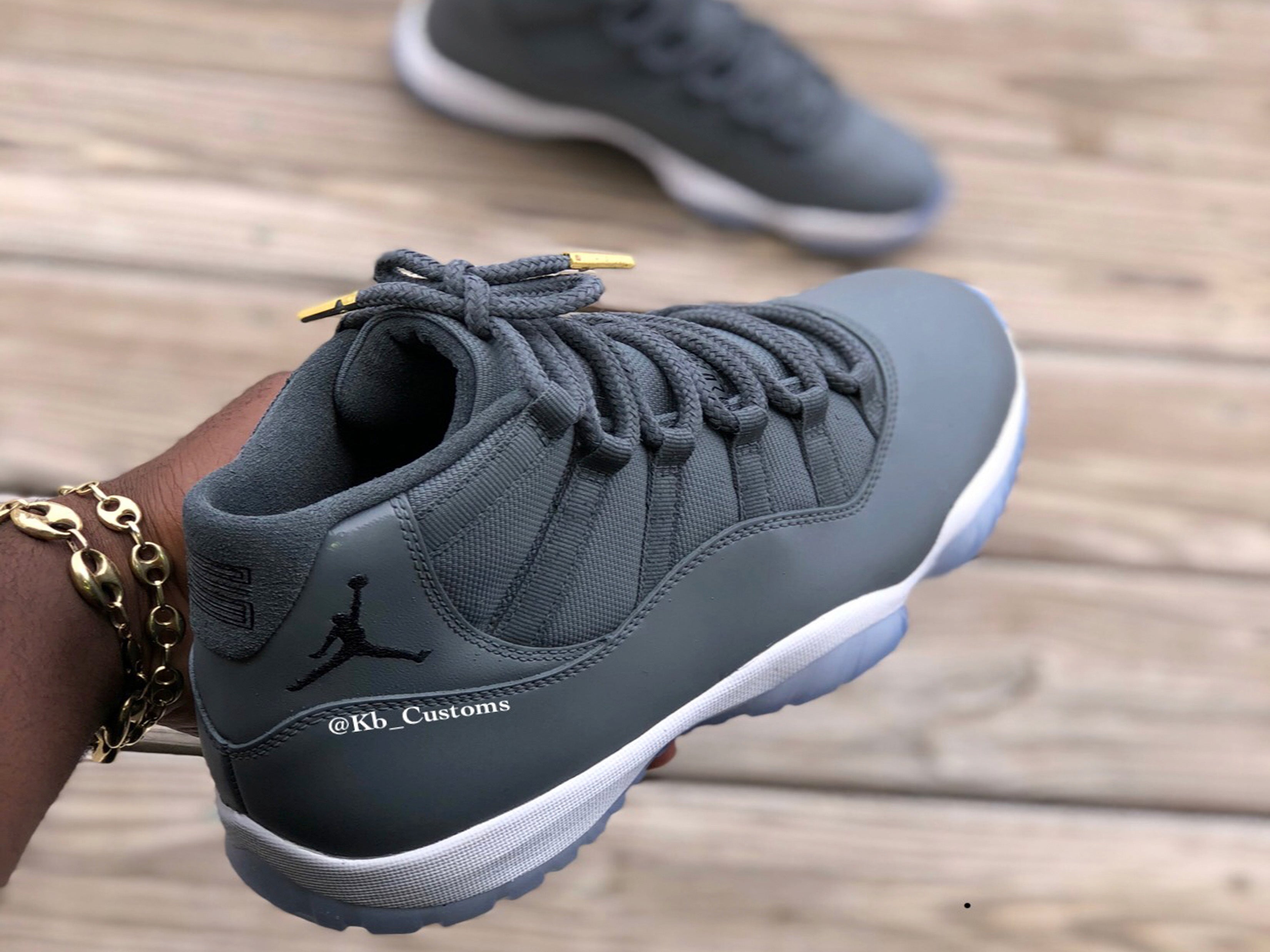 Custom retro Jordan Moonrock 11s Kiauns Customs LLC
